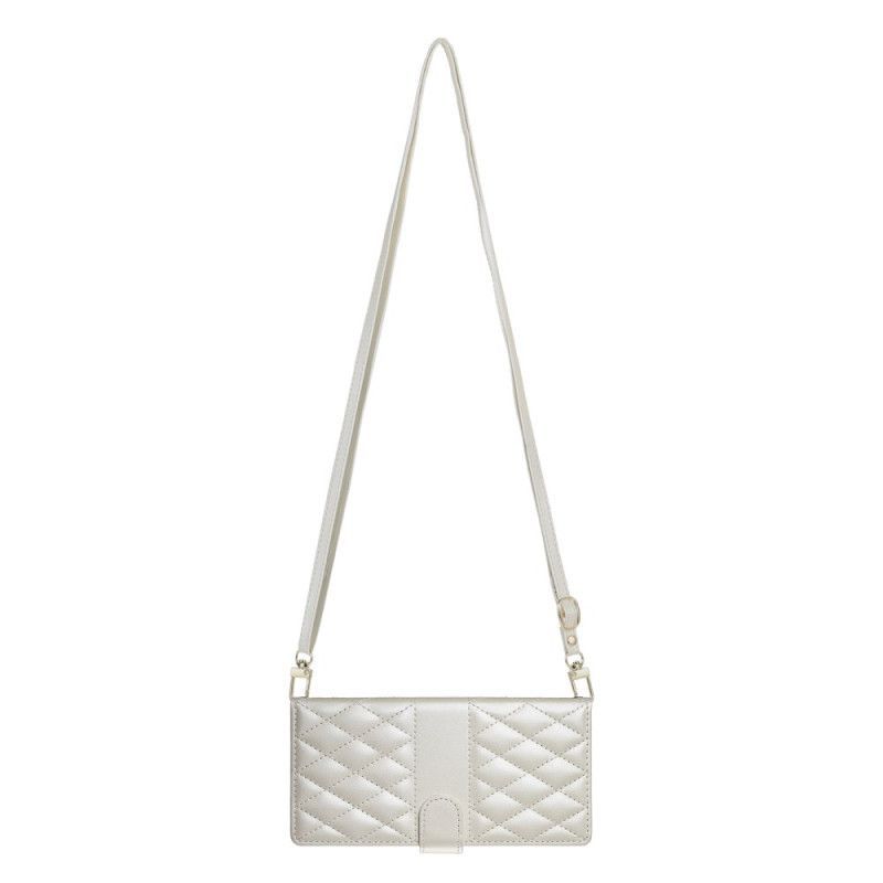 Housse Xiaomi Redmi Note 14 4G Matelassée avec Lanière et Bandoulière