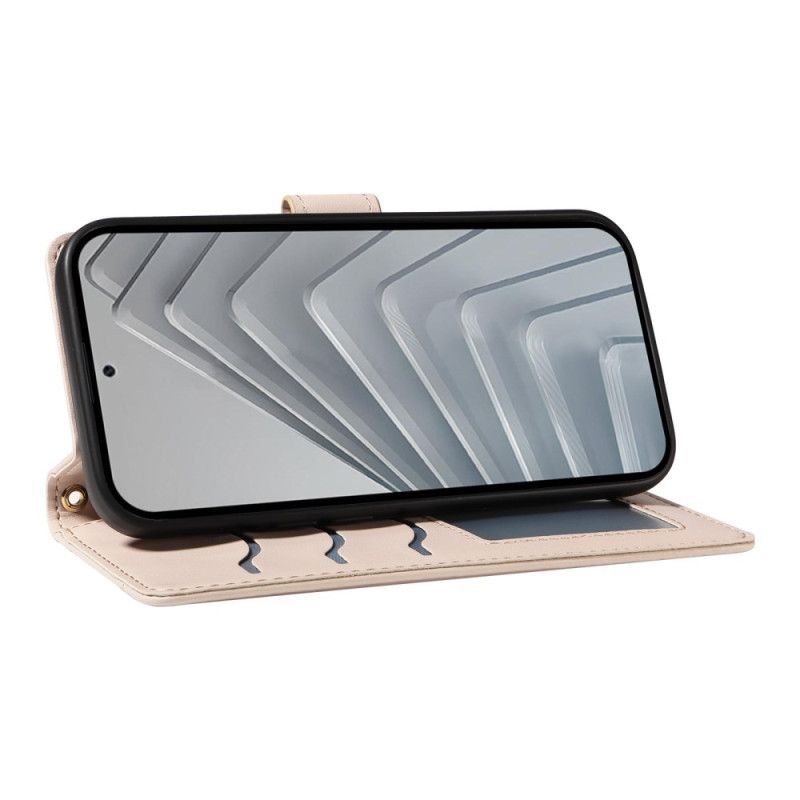 Housse Xiaomi Redmi Note 14 4G Matelassée avec Lanière et bandoulière