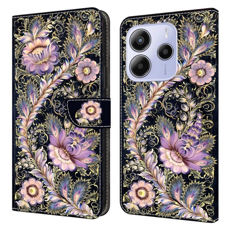 Housse Xiaomi Redmi Note 14 4G Motif Floral
