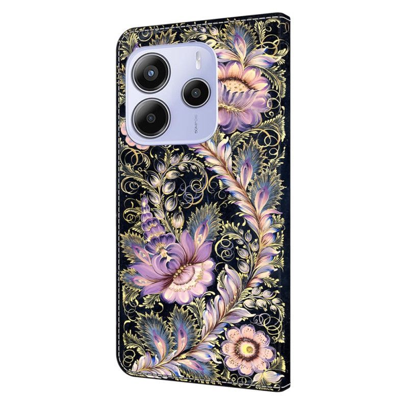 Housse Xiaomi Redmi Note 14 4G Motif Floral