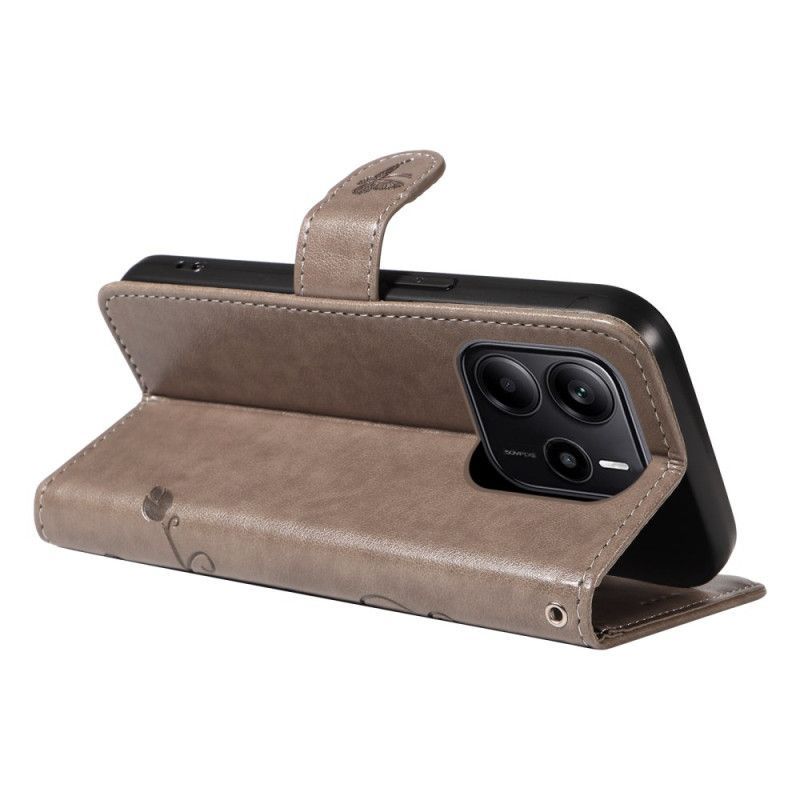 Housse Xiaomi Redmi Note 14 4G Motifs Floraux