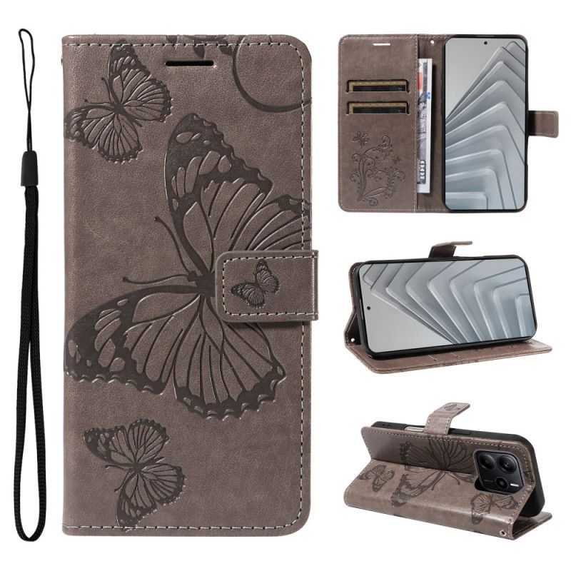 Housse Xiaomi Redmi Note 14 4G Papillons Géants