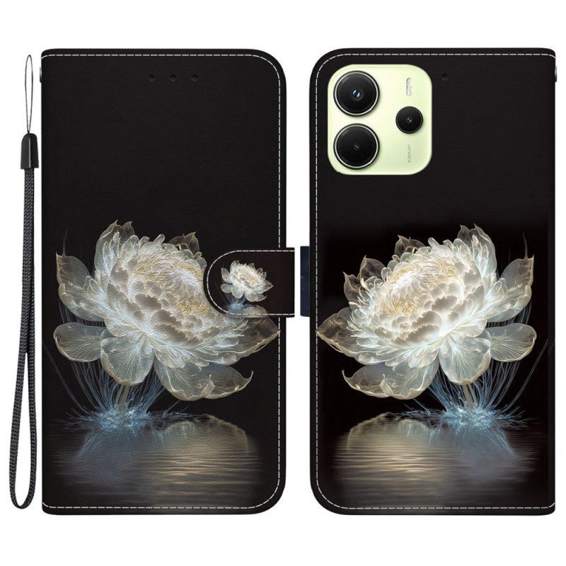 Housse Xiaomi Redmi Note 14 4G Pivoine Crystal