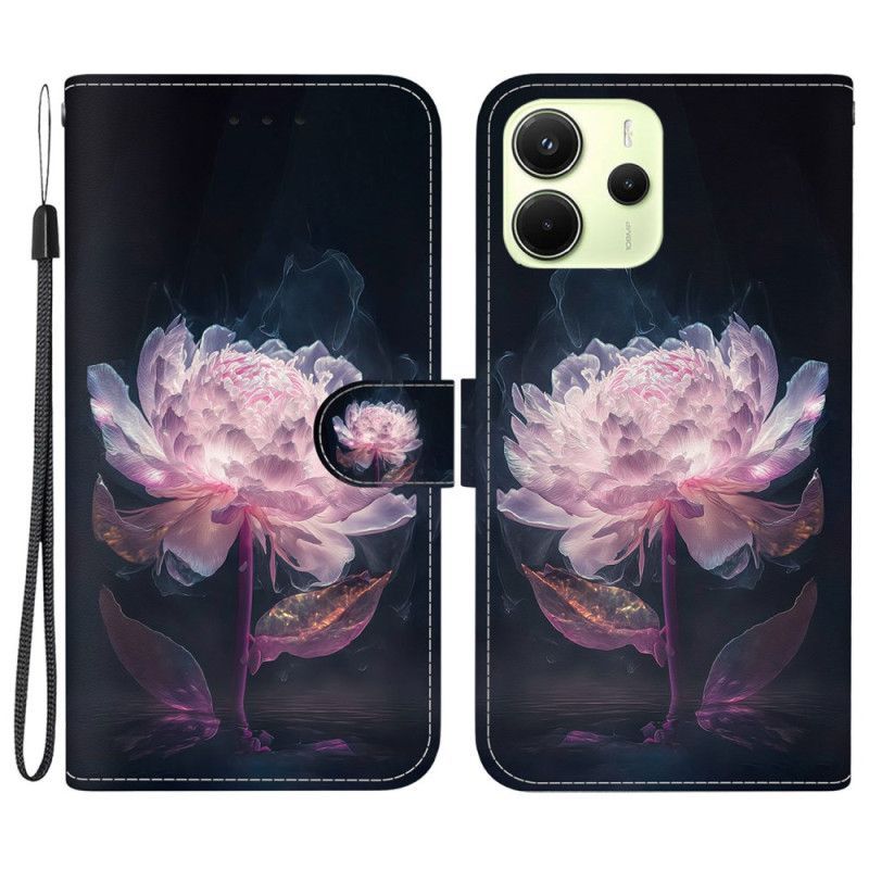 Housse Xiaomi Redmi Note 14 4G Pivoine Rose