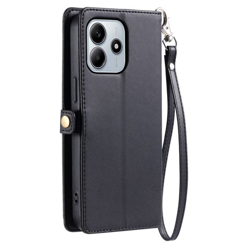Housse Xiaomi Redmi Note 14 4G Pochette à Lanière