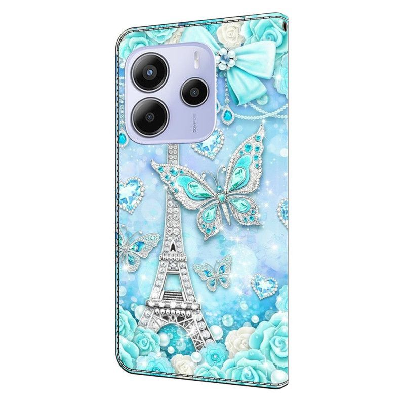 Housse Xiaomi Redmi Note 14 4G Précieuse Tour Eiffel