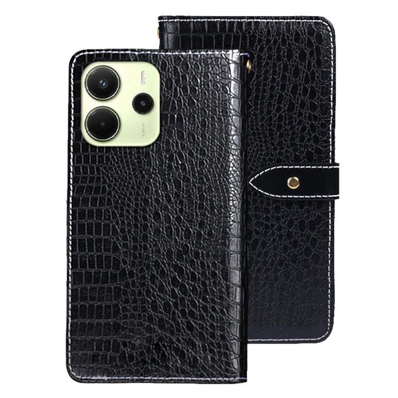 Housse Xiaomi Redmi Note 14 4G Texture Crocodile IDEWEI