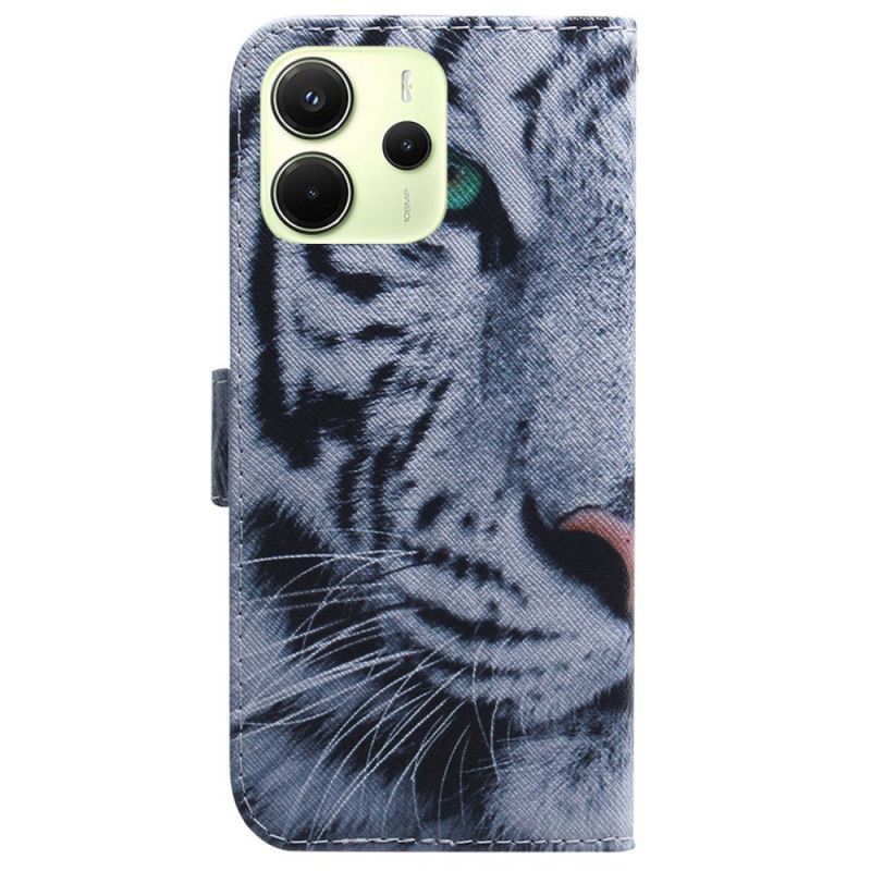 Housse Xiaomi Redmi Note 14 4G Tigre Blanc