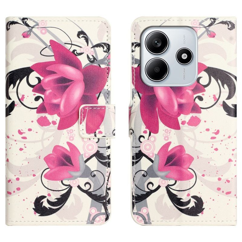 Housse Xiaomi Redmi Note 14 4G Tropical Flowers