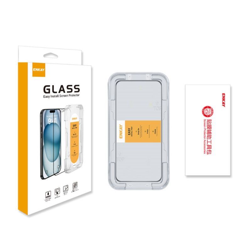Protection d'Écran en Verre Tempé Xiaomi Redmi Note 14 4G avec Outil d'installation ENKAY
