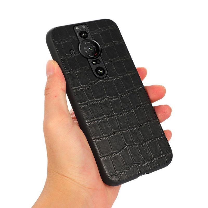 Coque Sony Xperia Pro-I Chic Croco