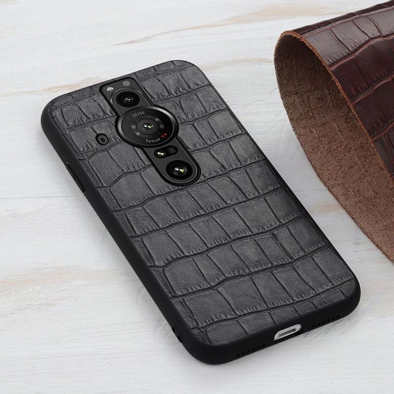 Coque Sony Xperia Pro-I Chic Croco