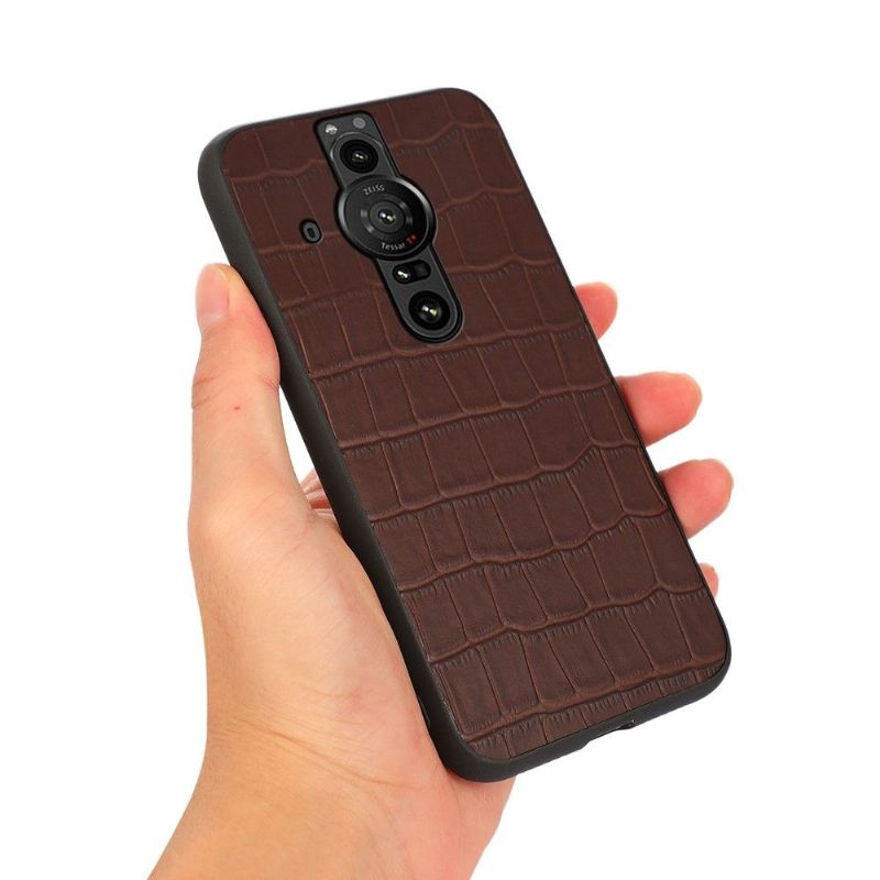 Coque Sony Xperia Pro-I Chic Croco
