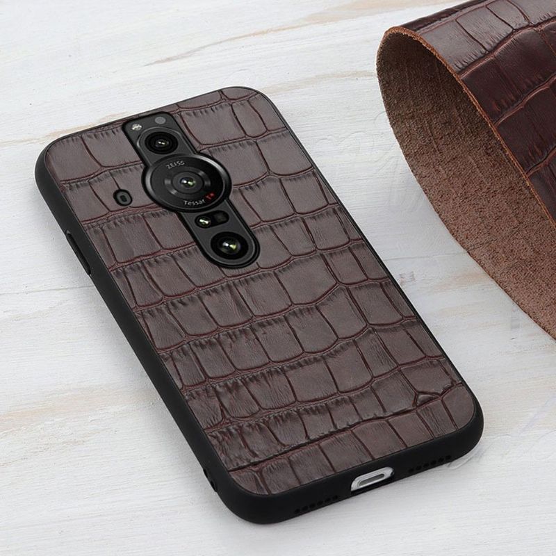 Coque Sony Xperia Pro-I Chic Croco