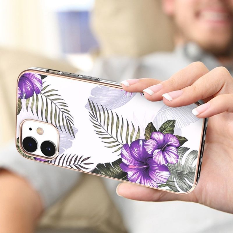 Coque iPhone 12 mini Fleurs Exotiques