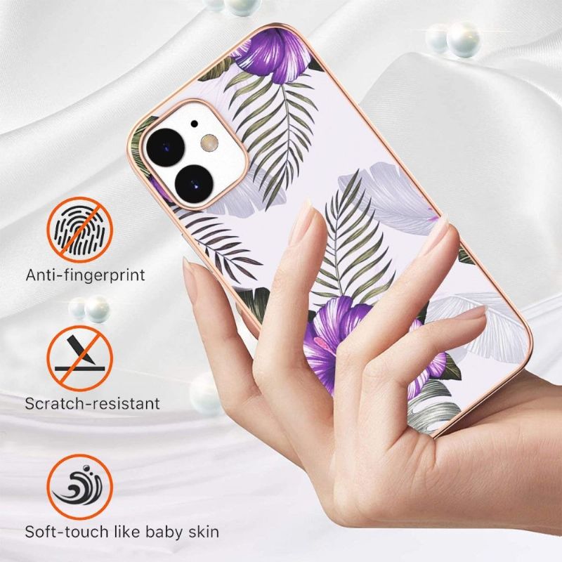 Coque iPhone 12 mini Fleurs Exotiques