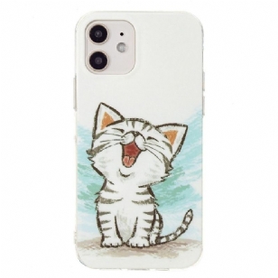 Coque iPhone 12 mini Fluorescente Chat content