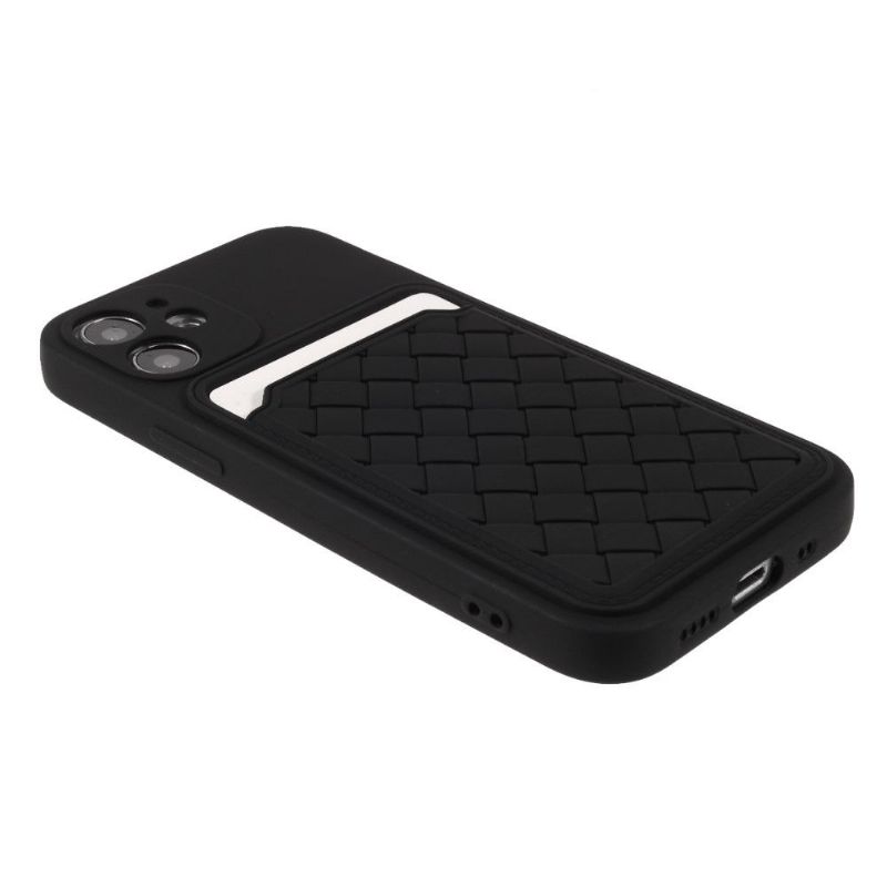 Coque iPhone 12 mini Silicone Porte Carte