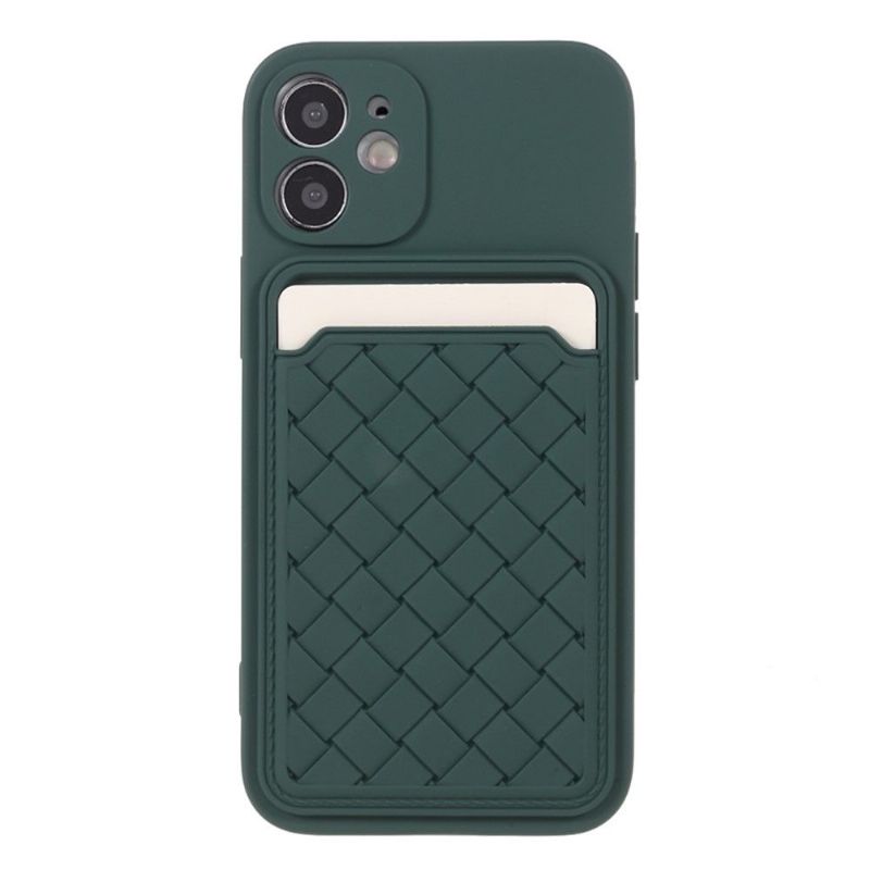 Coque iPhone 12 mini Silicone Porte Carte