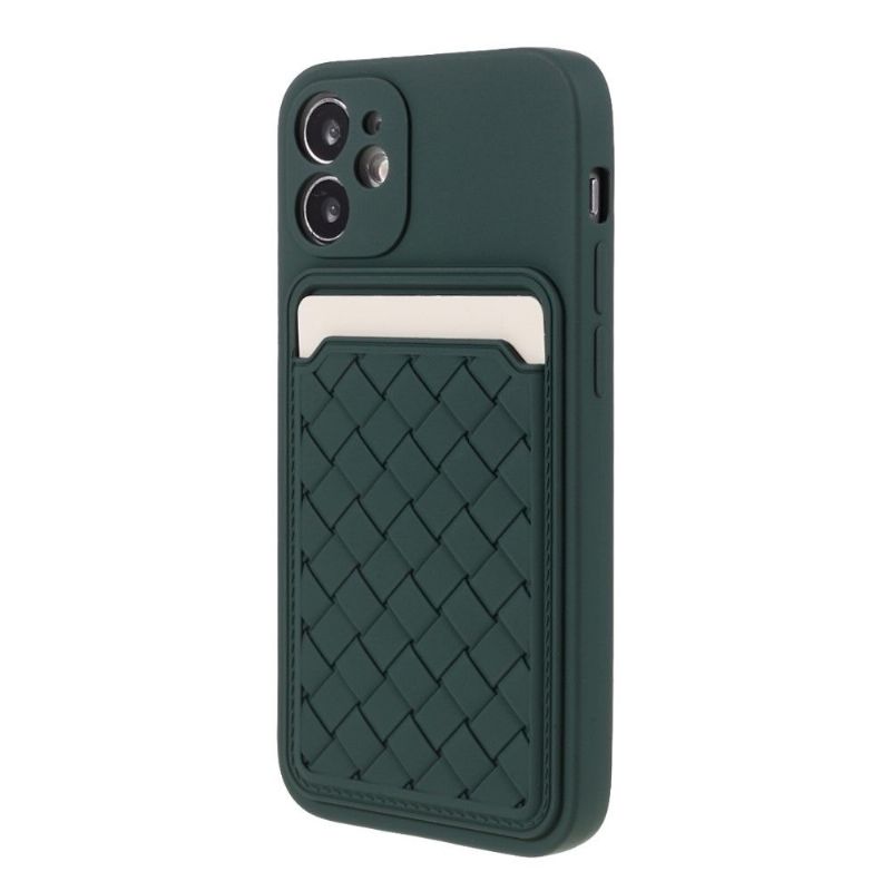 Coque iPhone 12 mini Silicone Porte Carte