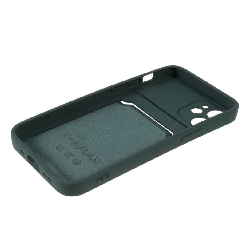 Coque iPhone 12 mini Silicone Porte Carte