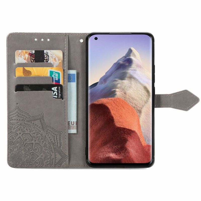 Housse Xiaomi Mi 11 Ultra Mandala relief en simili cuir
