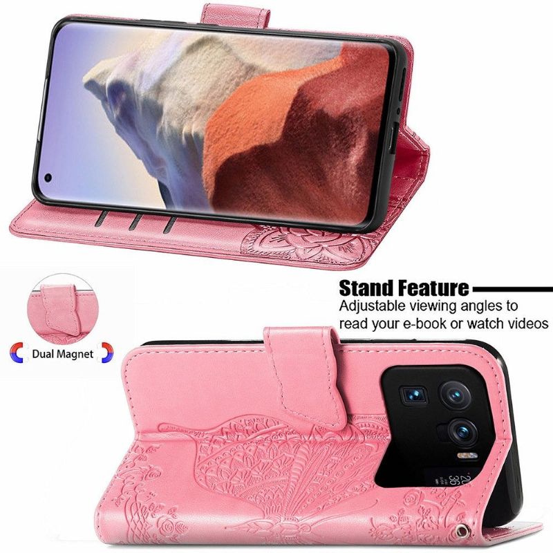 Housse Xiaomi Mi 11 Ultra Papillon Relief