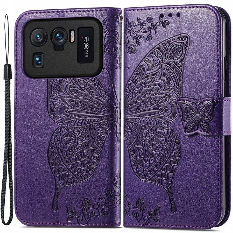 Housse Xiaomi Mi 11 Ultra Papillon Relief