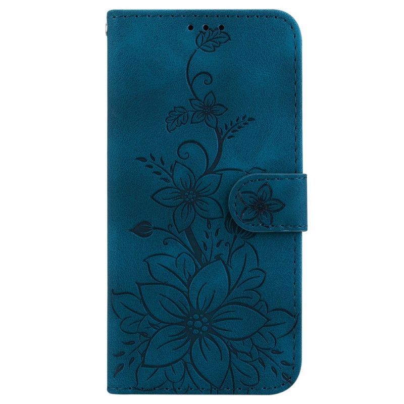 Housse Realme 12 5G / 12X 5G Florale à Lanière