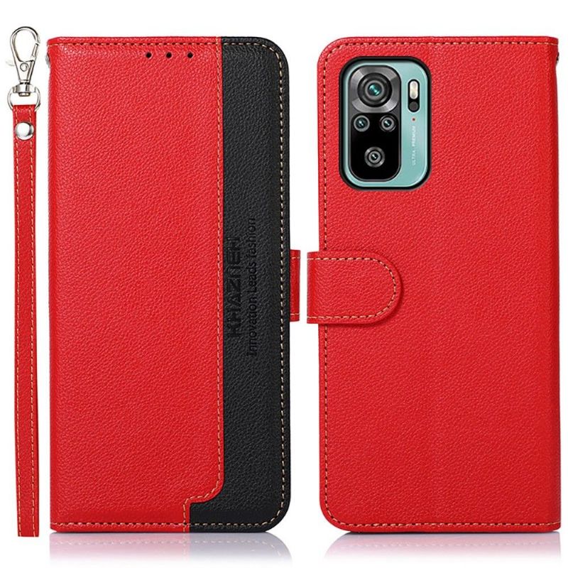 Housse Xiaomi Redmi Note 10 / Note 10S KHAZNEH coutures apparentes