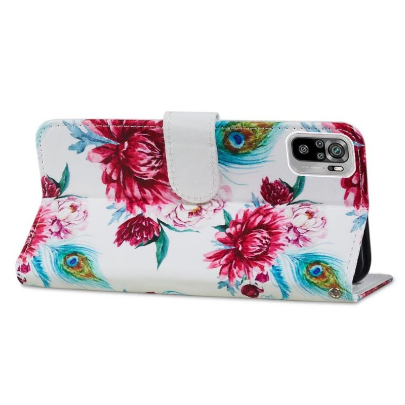 Housse Xiaomi Redmi Note 10 / Note 10s Paon fleur