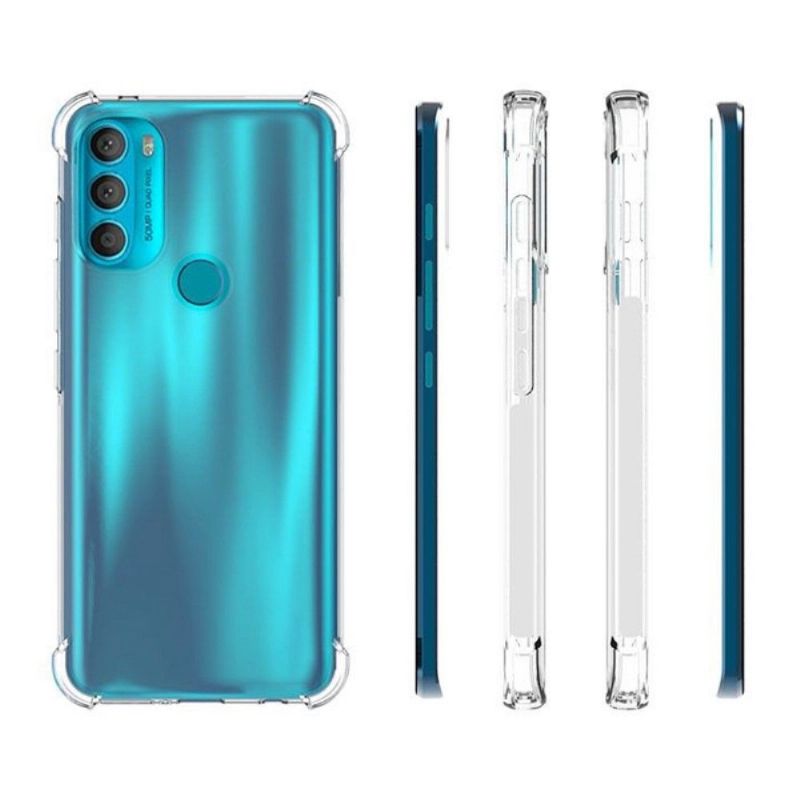 Coque Moto G71 5G transparente angles renforcés