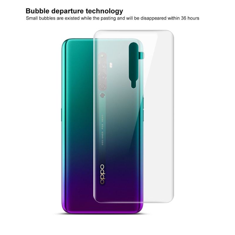2 films protecteurs arrière en hydrogel pour Oppo Reno 2Z