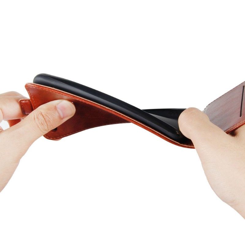 Housse Oppo Reno 2Z simili cuir avec rabat verticale