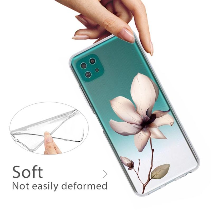 Coque Samsung Galaxy A22 5G fleur sauvage