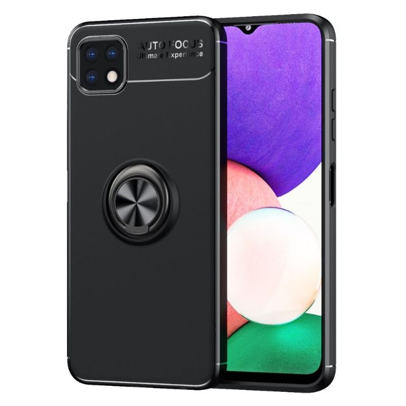 Coque Samsung Galaxy A22 5G silicone avec support rotatif