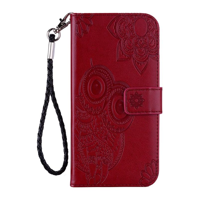 Housse Samsung Galaxy A22 5G Hibou en relief