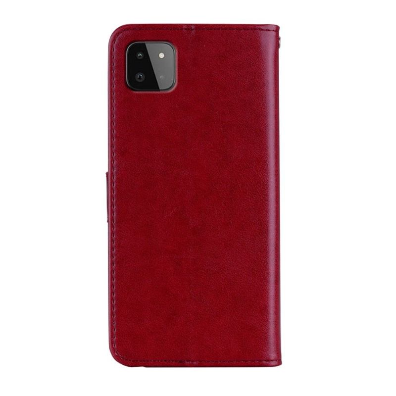 Housse Samsung Galaxy A22 5G Hibou en relief