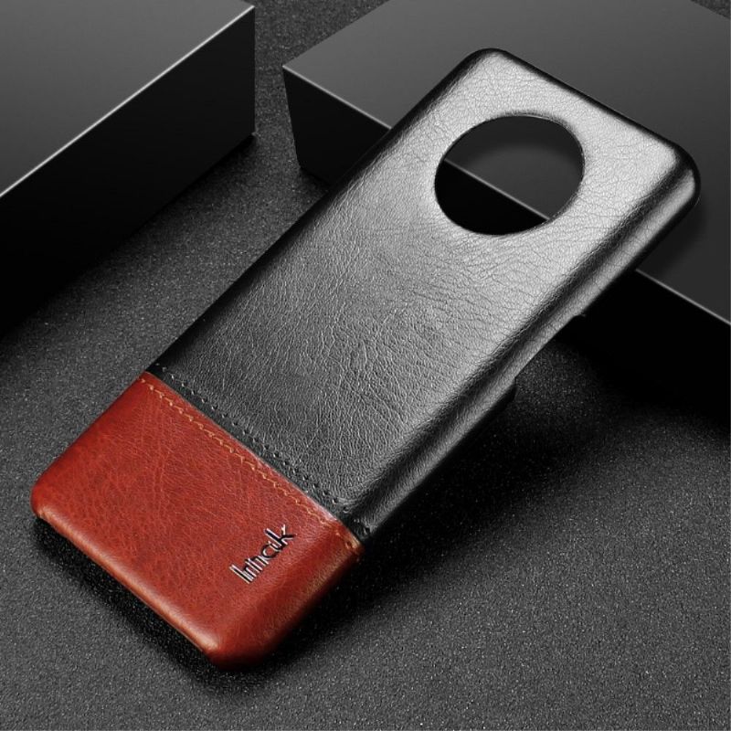 OnePlus 7T - Coque imak bicolore imitation cuir