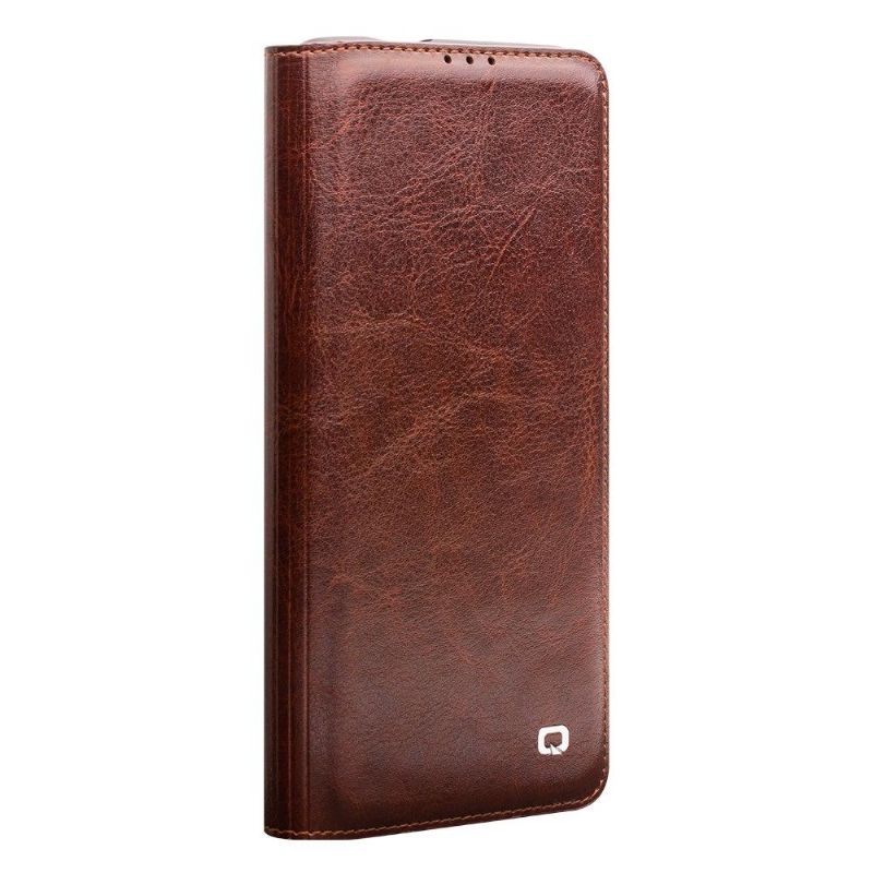 OnePlus 7T - Housse premium en cuir véritable - Marron