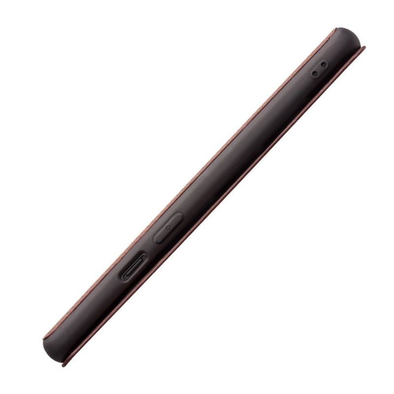 OnePlus 7T - Housse premium en cuir véritable - Marron