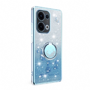 Coque Oppo Reno 13 5G Anneau-Support Strass