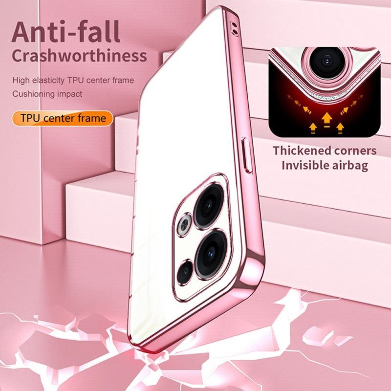 Coque Oppo Reno 13 5G Cadre Effet Métal