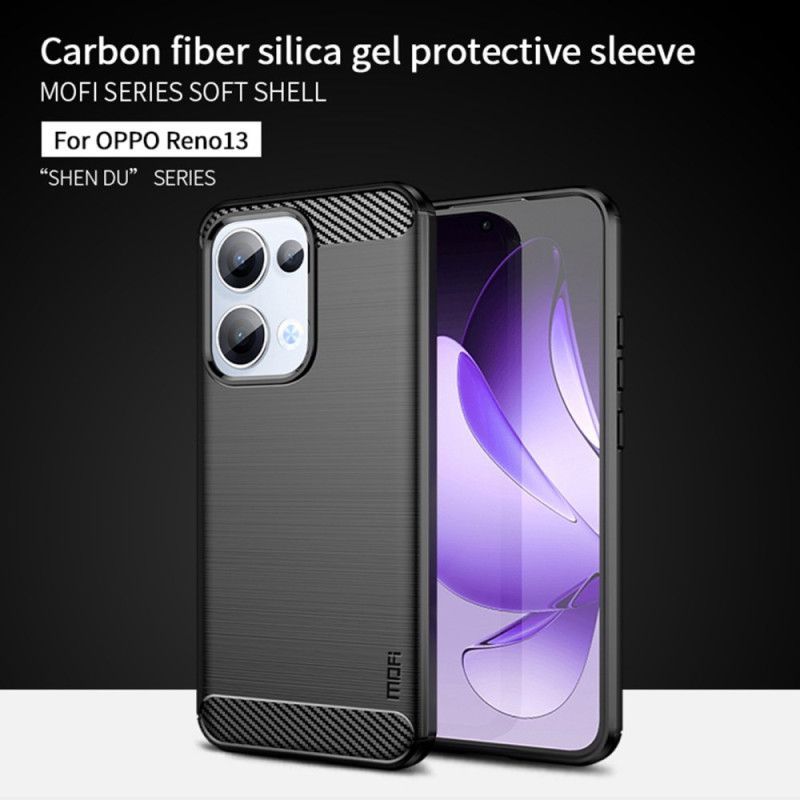 Coque Oppo Reno 13 5G Fibre Carbone Brossée