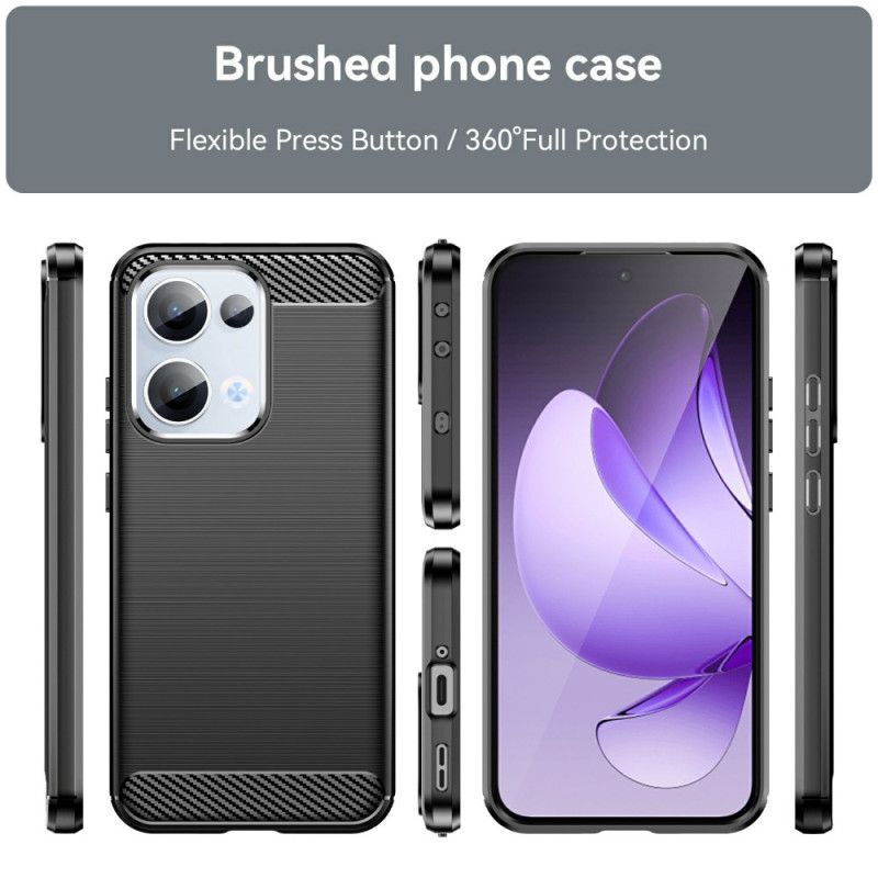 Coque Oppo Reno 13 5G Fibre Carbone Brossée