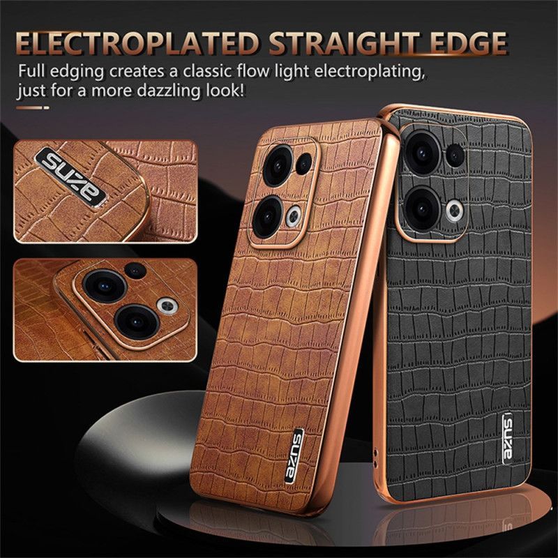 Coque Oppo Reno 13 5G Style Crocodile AZNS
