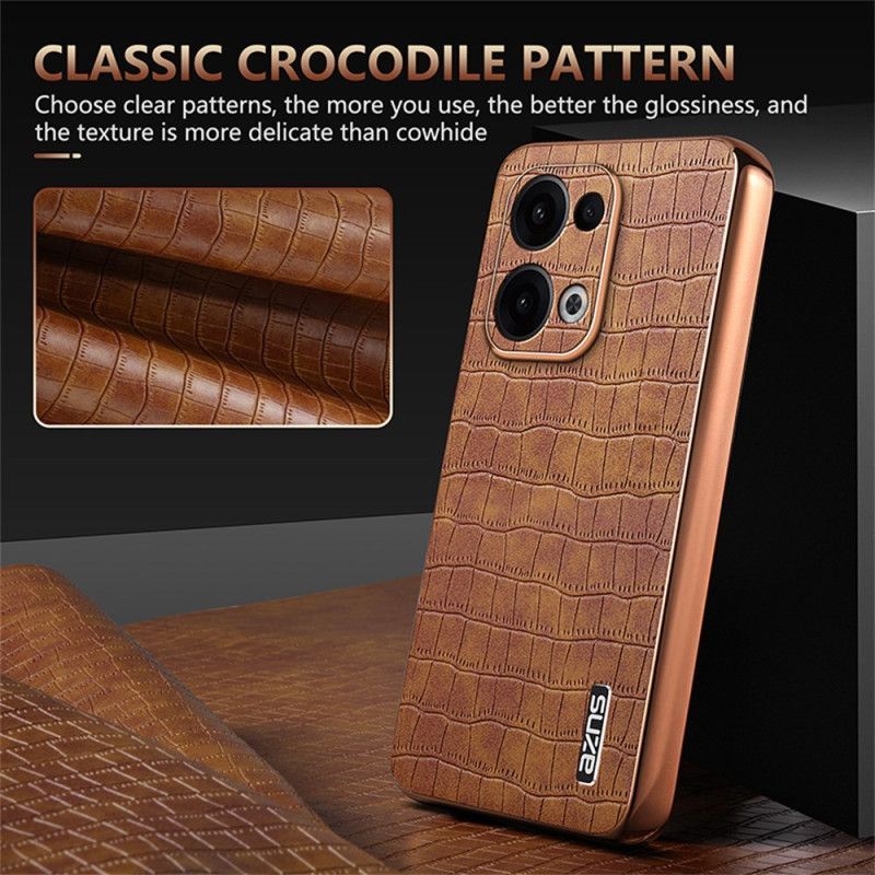Coque Oppo Reno 13 5G Style Crocodile AZNS