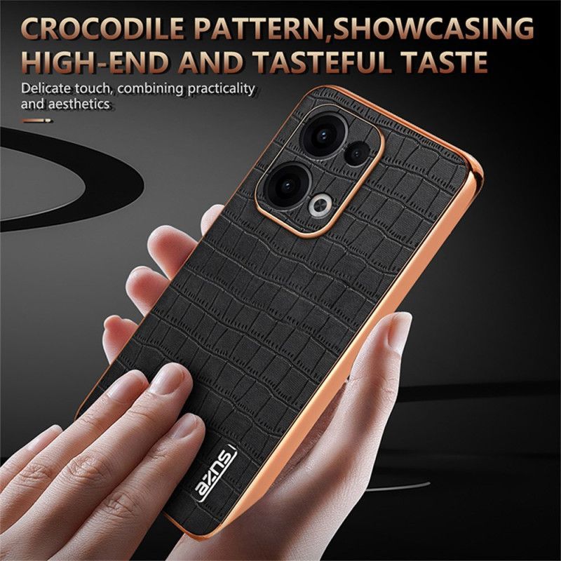 Coque Oppo Reno 13 5G Style Crocodile AZNS