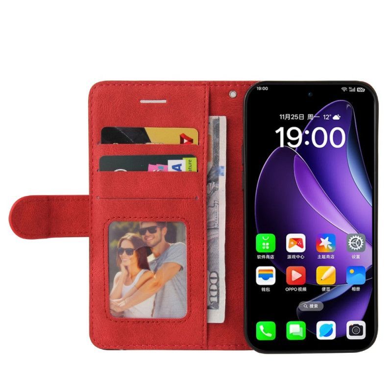 Housse Oppo Reno 13 5G Bicolore Lignes Ondulées