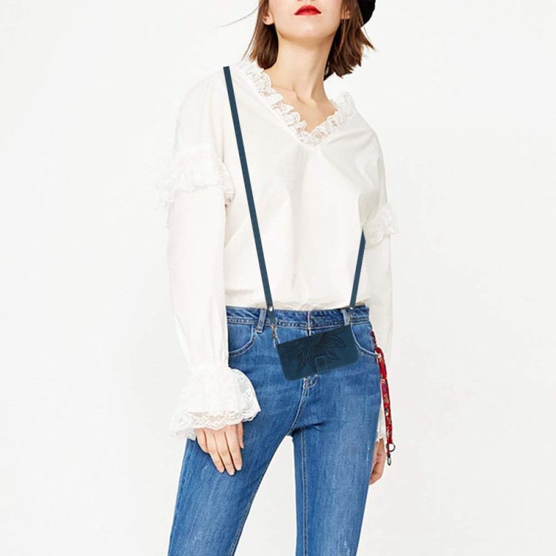 Housse Oppo Reno 13 5G Empreinte Tournesol à Bandoulière